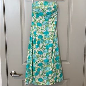 Lilly Pulitzer Guava Gren Crab Cakes Sabrina Dress
